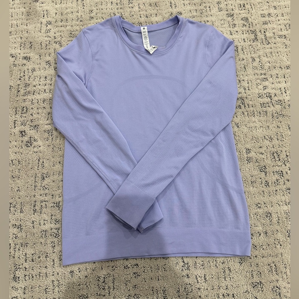 lululemon purple long sleeve swiftly